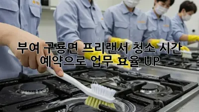 부여 구룡면 프리랜서? 청소 시간 예약으로 업무 효율 UP!